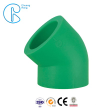 Hot Sale PPR Fitting 20 mm PPR Equal Elbow 45 Degree